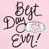 Juniors Womens Mickey & Friends Best Day Ever Heart Sign T-Shirt - 2 of 4
