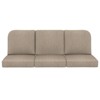 Covers&All Outdoor Sunbrella Deep Seat Cushion Set for Outdoor Furniture, 22 in W x 24 in L x 5 in Thick, Beige - 3 of 4