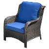 Ovios Orlando 7pc Gray Wicker Outdoor Patio Furniture Conversation Sofa Set with Cushions - 4 of 4