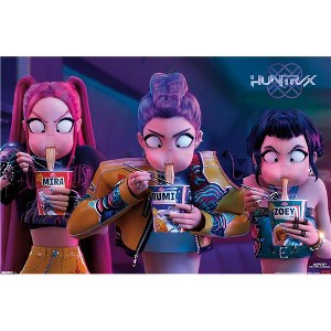Trends International Netflix K-Pop Demon Hunters (2025) - Huntrix Noodles Wall Poster - 1 of 4
