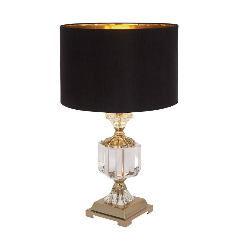Crystal Table Lamp with Drum Shade Gold - Olivia &#38; May, 1 of 21