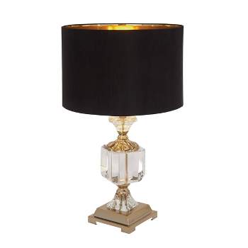 Crystal Table Lamp with Drum Shade Gold - Olivia & May