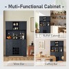 Modern Sideboard Buffet With Storage, Coffee Bar Cabinet With Adjustable Shelves And Drawers, Sideboard Buffet Cabinet-Cuddlewood - 3 of 4