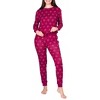 Blis Women's Crew Neck Pajama Set with Jogger - 4 of 4