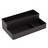 Stockroom Plus Set of 4 Plastic Drawer Organizer Trays, Black, 4 Assorted Sizes, Ideal for Cosmetic, Office, Classroom Use - 4 of 4