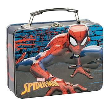 Marvel Shop Spiderman Lunch Box Travel Activity Set ~ Insulated