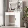 Makeup Vanity Desk with Mirror & Light - 4 of 4
