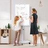 Maxtek 36" x 24" Mobile Whiteboard Height Adjustable Magnetic Dry Erase Board for Classroom Home Office - 2 of 4