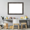 Amanti Art Bark Rustic Char Narrow Framed Dry Erase Magnetic Board - 4 of 4