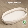 KeaBabies Organic Bassinet Sheet for Baby Girls, Boys, 2-Pack Soothe Bassinet Fitted Sheets, Bedside Bassinet Mattress Sheet - 2 of 4