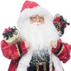 Season's Designs 18" Red And Green Santa With Gift Bag An - 3 of 4