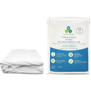 GoodGram 100% Waterproof Deep Pocket Twin Size Fitted Terry Cloth Mattress Cover - 1 of 4