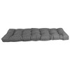Blazing Needles, 55-inch by 19-inch Tufted Solid Outdoor Spun Polyester Loveseat Cushion - 2 of 3
