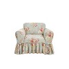 Ballad Bouquet Chair Slipcover Rob's Egg Light Blue - Waverly Home - 2 of 3