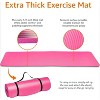 1/2-Inch Extra Thick Exercise & Yoga Mat with Carrying Strap, Non-Slip Mat for Fitness, Gym and Home Workouts - 4 of 4