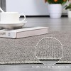 Washable Area Rugs, Modern Woven Office Floor Carpet Contemporary Rug, Living Room Rug, Soft Surface, Durable Edge, Non-Slip Backing - 4 of 4