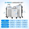 Paaaawaters Simple Deluxe 28 Inch Hardside Carry On Luggage, Suitcase with Double Spinner Wheels & TSA Lock - 2 of 4