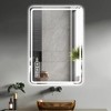 Bathroom Mirror with Led Lights , Anti-Fog Lighted Vanity Mirrors for Wall Mounted, 3 Colors and 5 level Dimmable, Horizontal/Vertical - 2 of 4