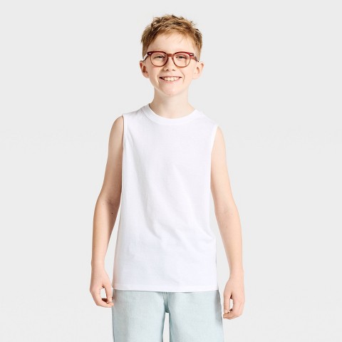 Детские Cat & Jack Boys' Tank Top - Cat & Jack™ Charcoal Gray S