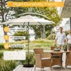 Aoodor 10 ft Patio Umbrella, Outdoor Table Umbrella, Market Umbrella with 3 Tier - 3 of 4