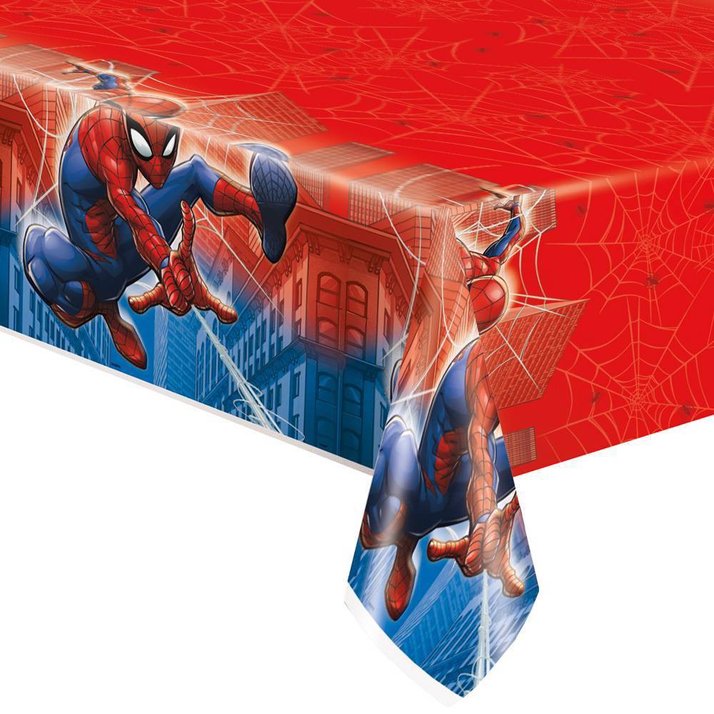 Photos - Tablecloth / Napkin Spider-Man 84"x54" Reusable Table Cover