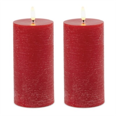 FIA Wick Pillar Candle (Set of 2)