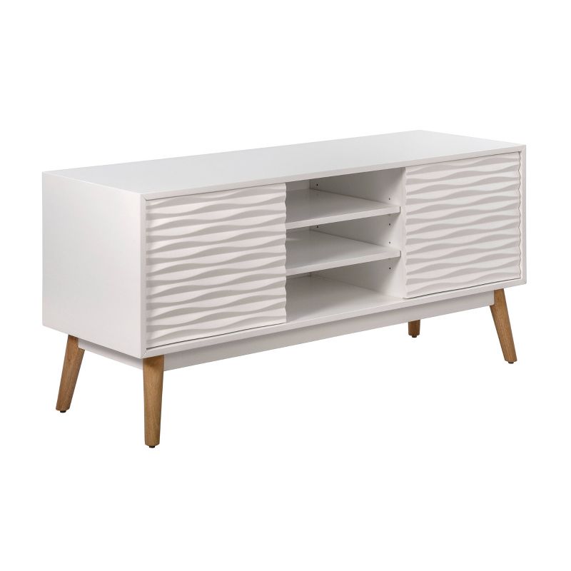 Aurie Media Console French White - Adore Decor, 4 of 9