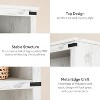 5 Tier Bookshelf, 67.4" Wooden Bookcase for Storage, Floor Standing Display Storage Shelves - 4 of 4