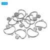 Unique Bargains DIY Crafts Earrings Necklace Bracelet Making Alloy Open Back Mushroom Bezel Pendants 10 Pcs - 3 of 4
