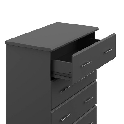 Gray GREENGUARD Certified 4-Drawer Nursery Dresser