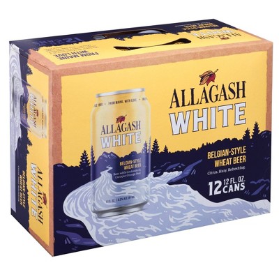 Allagash White Belgian-style Wheat Beer - 12pk/12 Fl Oz Cans : Target