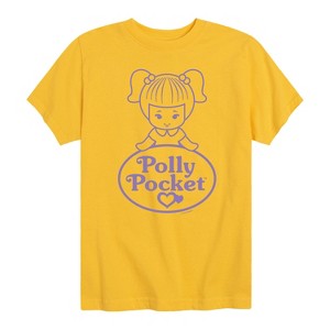 Boys' - Polly Pocket - Logo And Doll Short Sleeve Graphic T-Shirt - 1 of 3