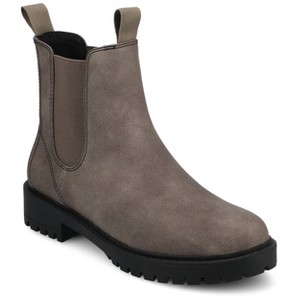 Journee Womens Blanche Pull-on Chelsea Booties - 1 of 4