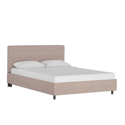 target king platform bed