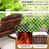 Karl Home | 47 in. Solid Wood High Back Outdoor Rocking Bench - 3 of 4