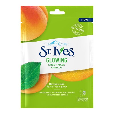 St. Ives Glowing Apricot Face Mask Sheet- 1ct
