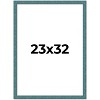 PosterPalooza | Photo Size Simple Blue Picture Frame - UV Acrylic, Foam Board Backing, Hanging Hardware - 2 of 4