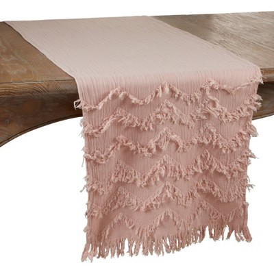 Pink on sale table runner