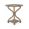 GDFStudio Dianelly French Country Faux Wood  Accent Table with Square Top - 4 of 4