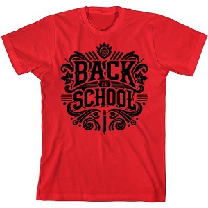 "Back To School" Adult Crew Neck Short Sleeve Tee - 1 of 2