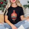 Simply Sage Market Women's Merry Vibes Only Short Sleeve Graphic Tee - 2 of 4
