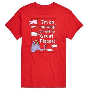 Men's - Dr. Seuss - I'm On My Way Short Sleeve Graphic T-Shirt - 1 of 4