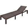 Tangkula Patio Rattan Chaise Lounge Chair Recliner Outdoor w/ 6 Positions Cushion - 2 of 4
