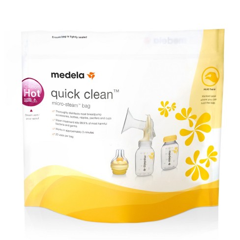 Medela Quick Clean Micro-steam Sanitizing Bags - 5ct : Target