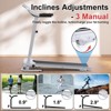 Dexmalle Folding Treadmill with Incline - 3 of 4