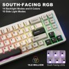 MaseiKar AL71 75% Mechanical Keyboard,Full Aluminum CNC,Hot Swappable Gasket,2.4GHz Wireless BT5.0/USB-C Wired,NKRO Programmable RGB Backlight - 4 of 4