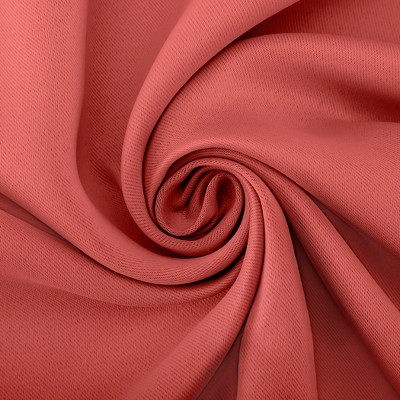 Sunset Coral Blackout Polyester Kids' Grommet Curtain Panel, 40" x 95"