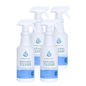 Hypristine Natural Multipurpose Surface Cleaner, 32 fl oz Spray Bottles, 4 Pack - 1 of 4