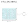 Unique Bargains 3D Small Self-Adhesive 0 to 9 Number Resin Stickers 2 Sheets - 2 of 4