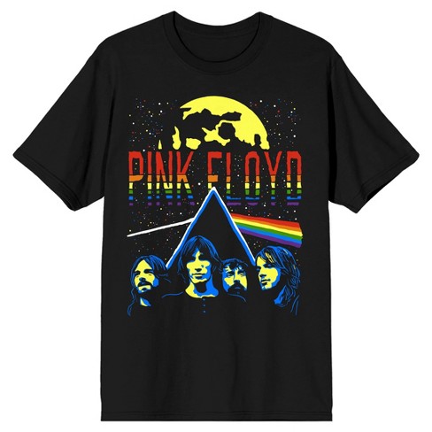 Pink Floyd Dark Side Of The Moon Split Artwork Men's Black T-shirt ...